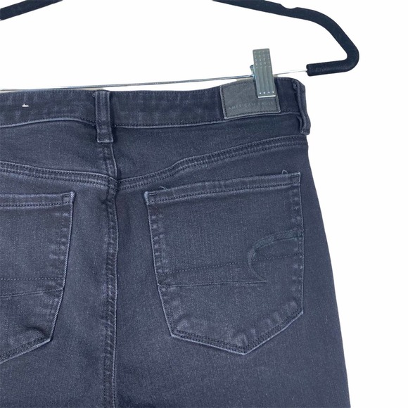 American eagle Black skinny jeans sz 6 short - Picture 5 of 10